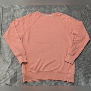 Champion Women's Pink Sweater With Zipper Side Sz: XS